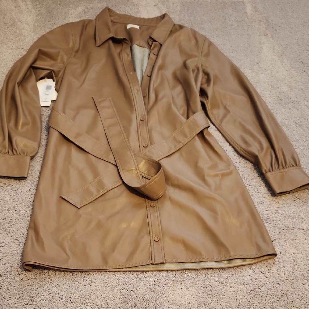 Aritzia Vegan Leather Sz XL Dress